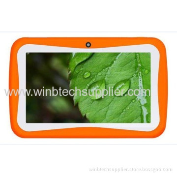 Kids Cartoon Tablet Pc With Educational Apps &amp; Kids Mode 7 Inch Android 4.1 Dual Cam Wifi 